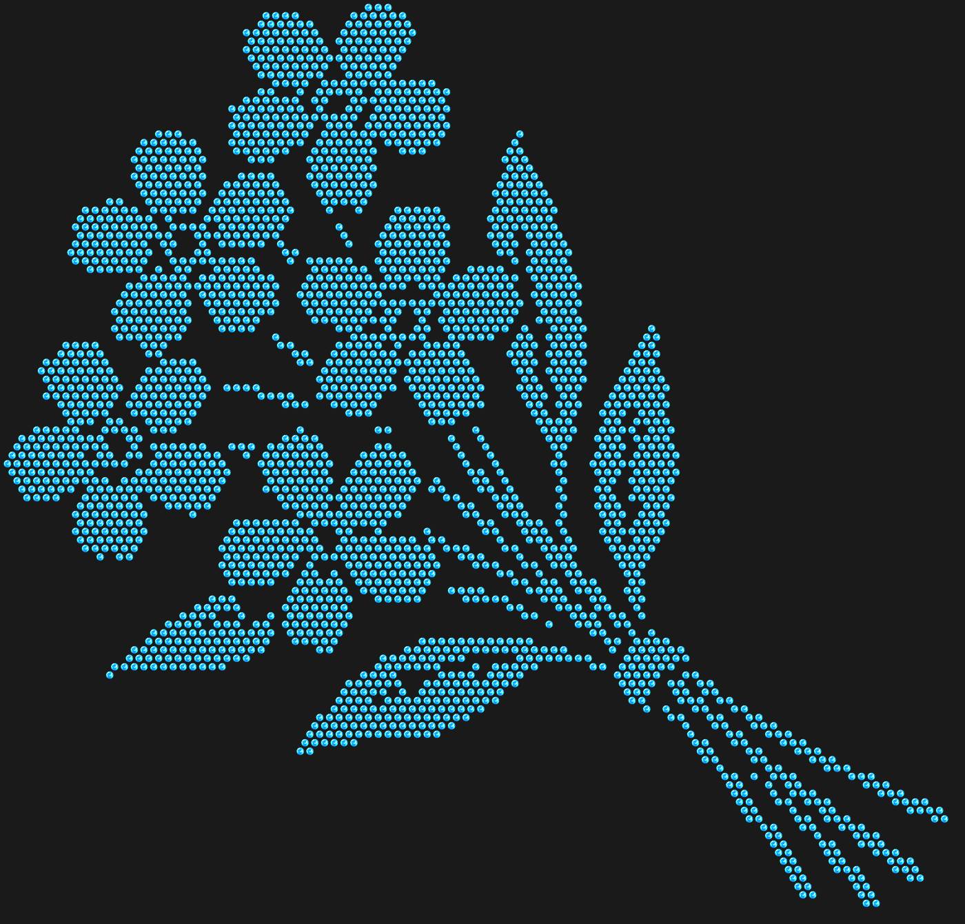 Трафарет Букет — FLOWERBOUQUET1