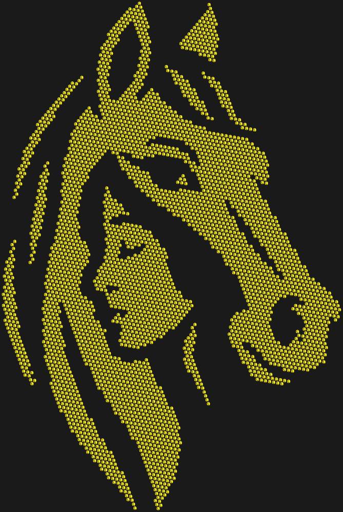 Трафарет Girl and horse — RHT_HORSEGIRL1_SS16_OLIVE