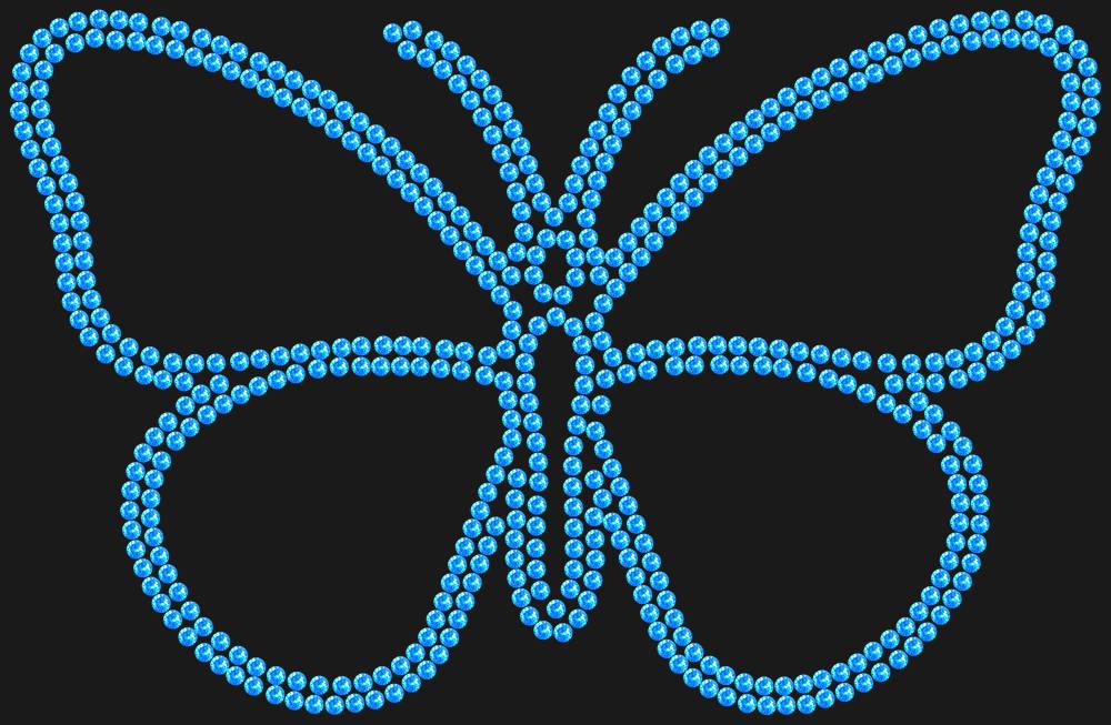 Трафарет Butterfly — RHT_BUTTERFLY1_SS16_LT_SAPPHIRE