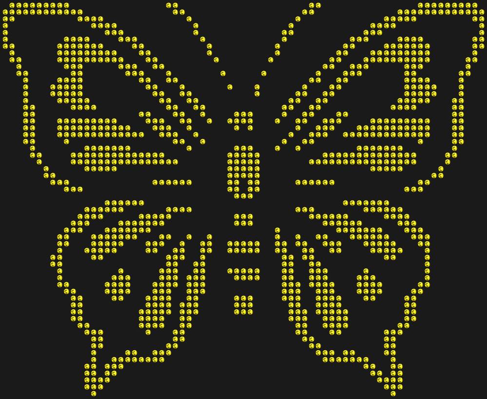 Трафарет Butterfly — RHT_BUTTERFLY2_SS10_OLIVE