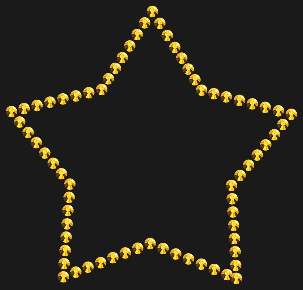 Трафарет Star contour — RHT_STAR1_SS16_GOLD