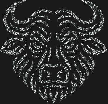 Рисунок из страз по номерам «Маска Буйвол - Африка», в котором сияют 5990 страз, перенесёт вас в самое сердце дикой саванны, где оживает первозданная мощь и таинственная красота континента.