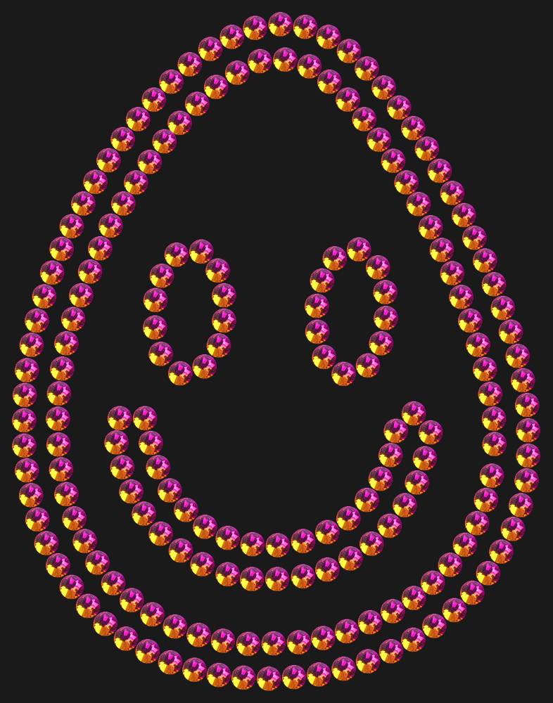 Трафарет A smile in a drop — RHT_SMILE4_SS16_RAINBOW