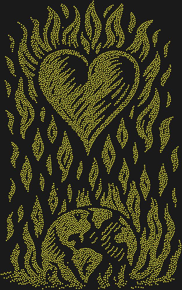 Трафарет Heart — RHT_HEARTFIRE1_SS8_OLIVE