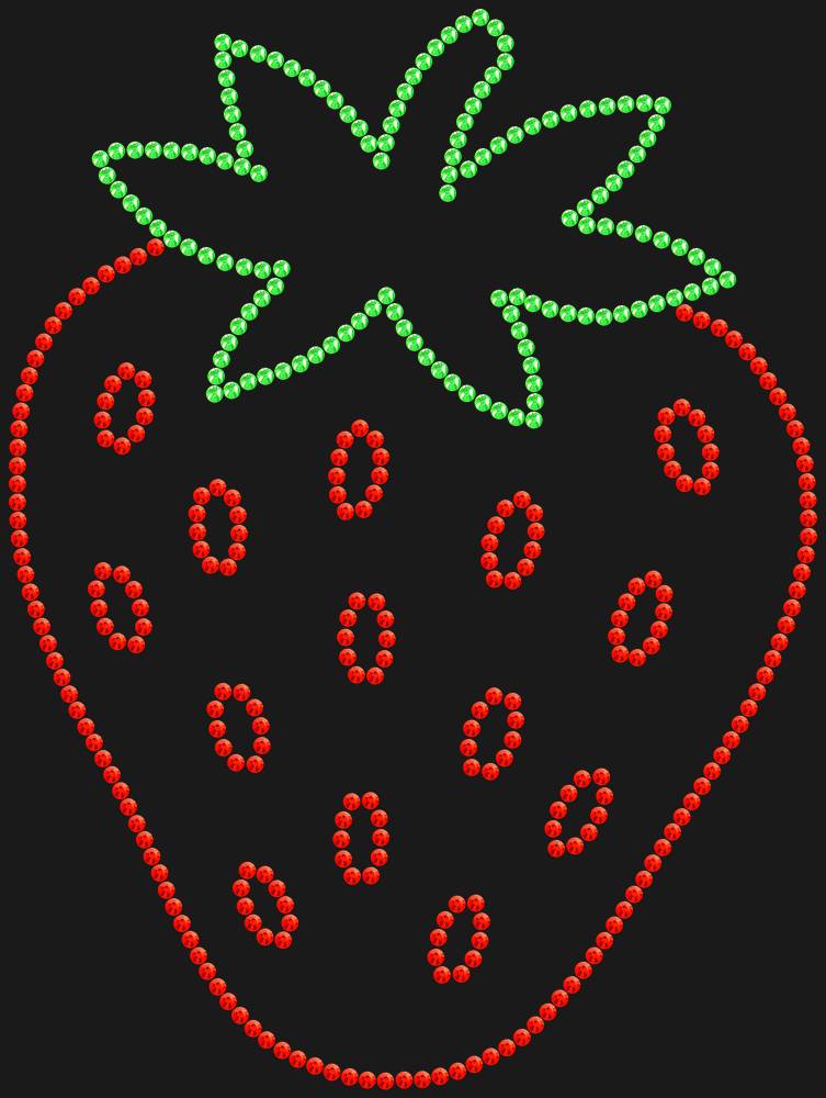 Трафарет Bicolor strawberry — RHT_STRAWBERRY2C_SS10_MAIN