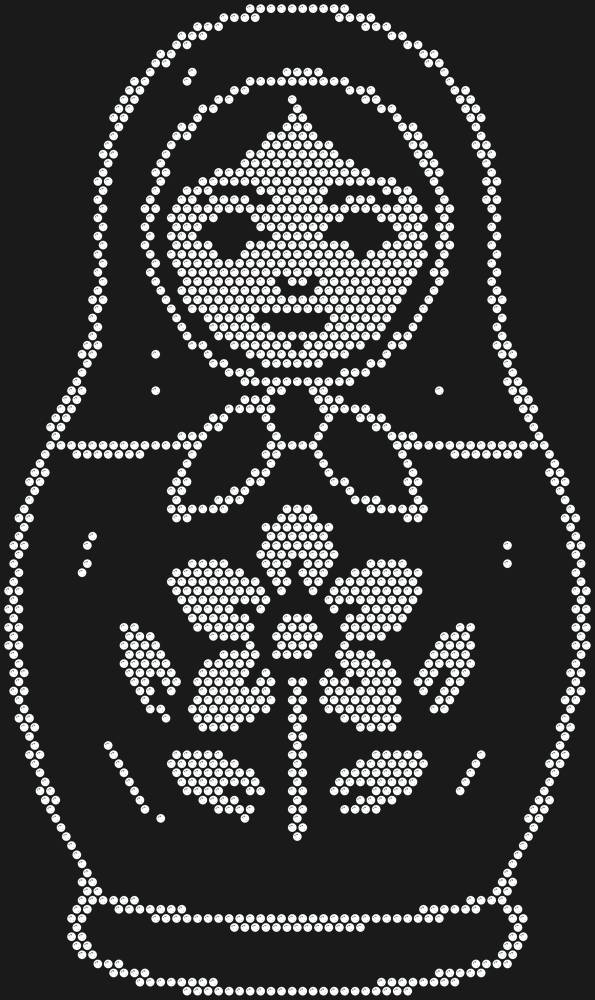 Трафарет Matryoshka doll — RHT_MATRYOSHKA1_SS16_CRYSTAL_CLEAR