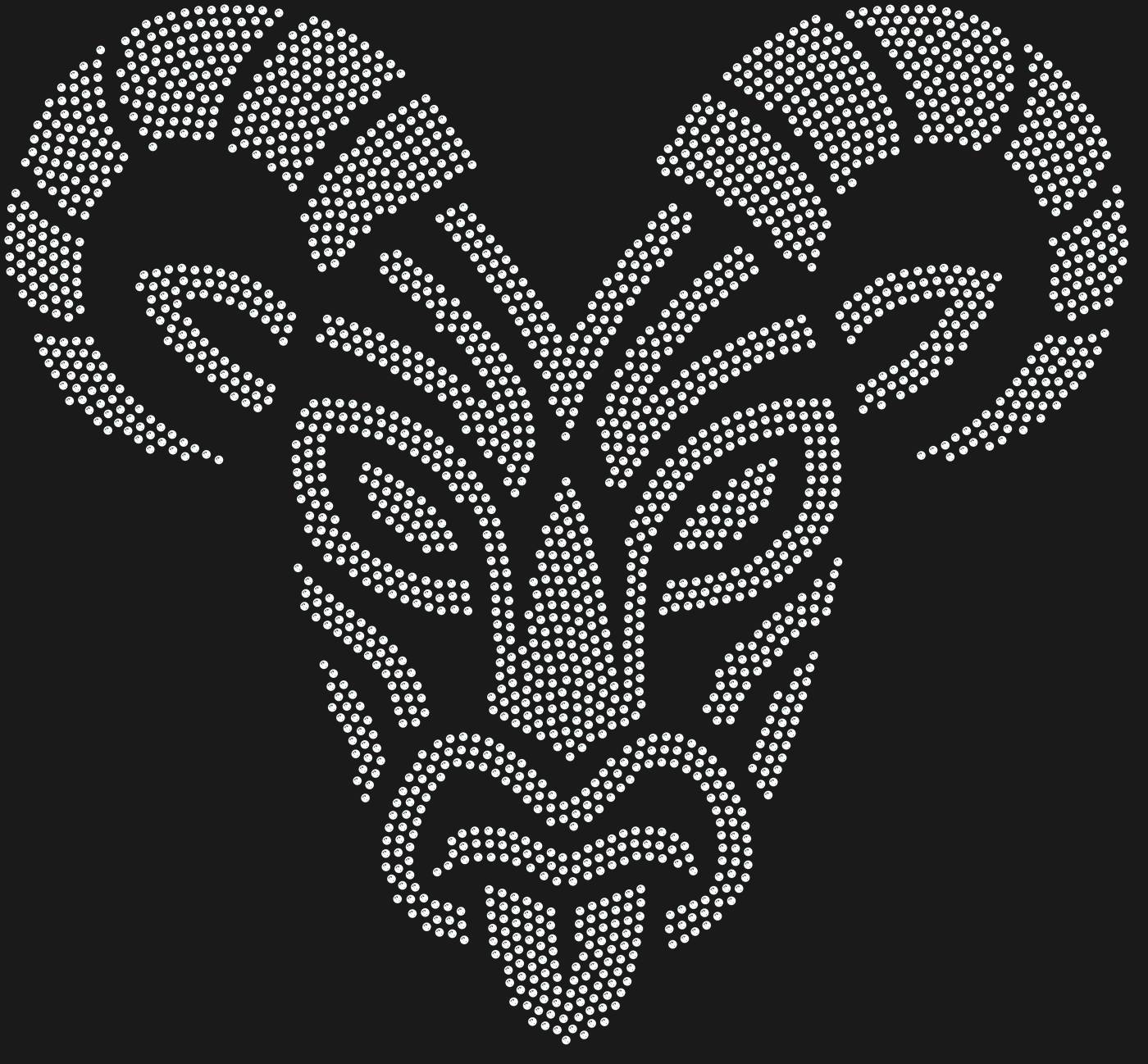 Трафарет Маска Баран (мини) — RAMMASK2