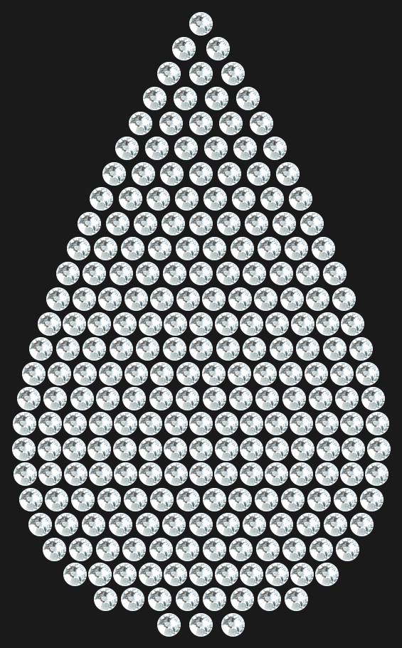 Трафарет A big drop — RHT_DROP3_SS10_CRYSTAL_CLEAR