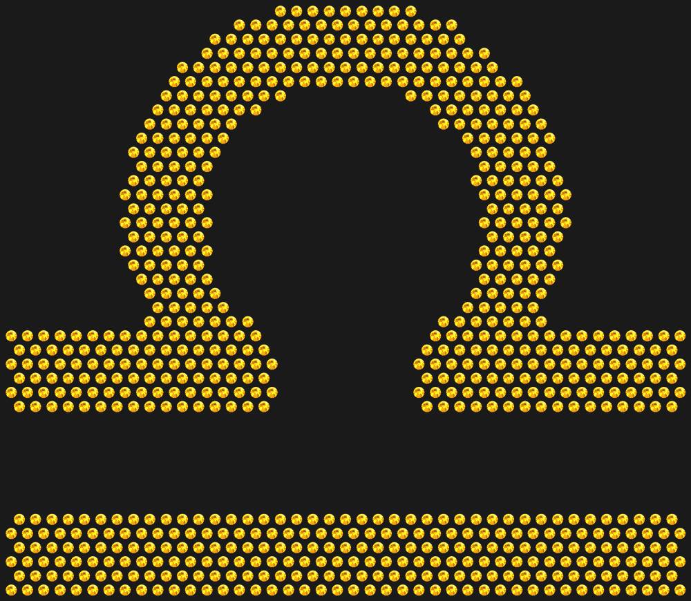 Трафарет Libra zodiac sign — RHT_ZODIACLIBRA1_SS10_TOPAZ
