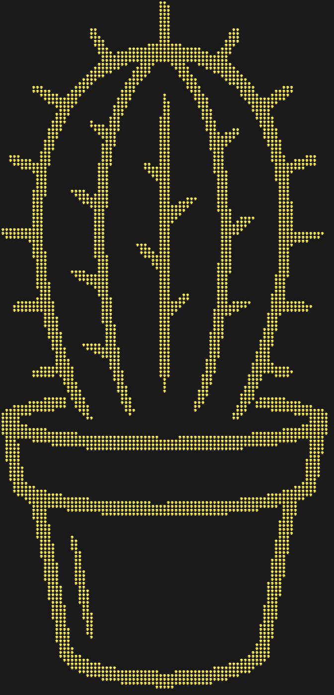 Трафарет Кактус — CACTUS1