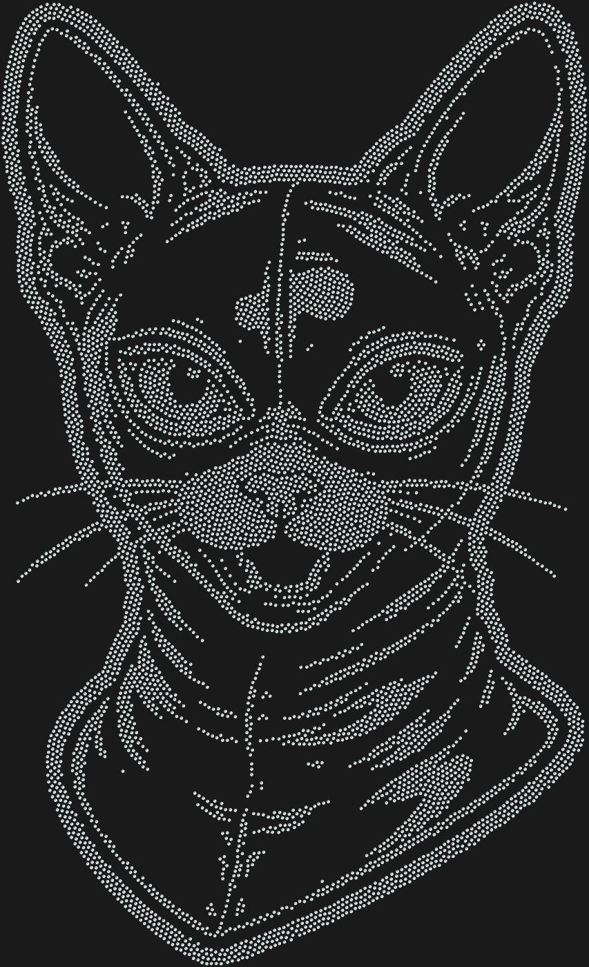 Трафарет Киска в латексе — LATEXKITTEN1