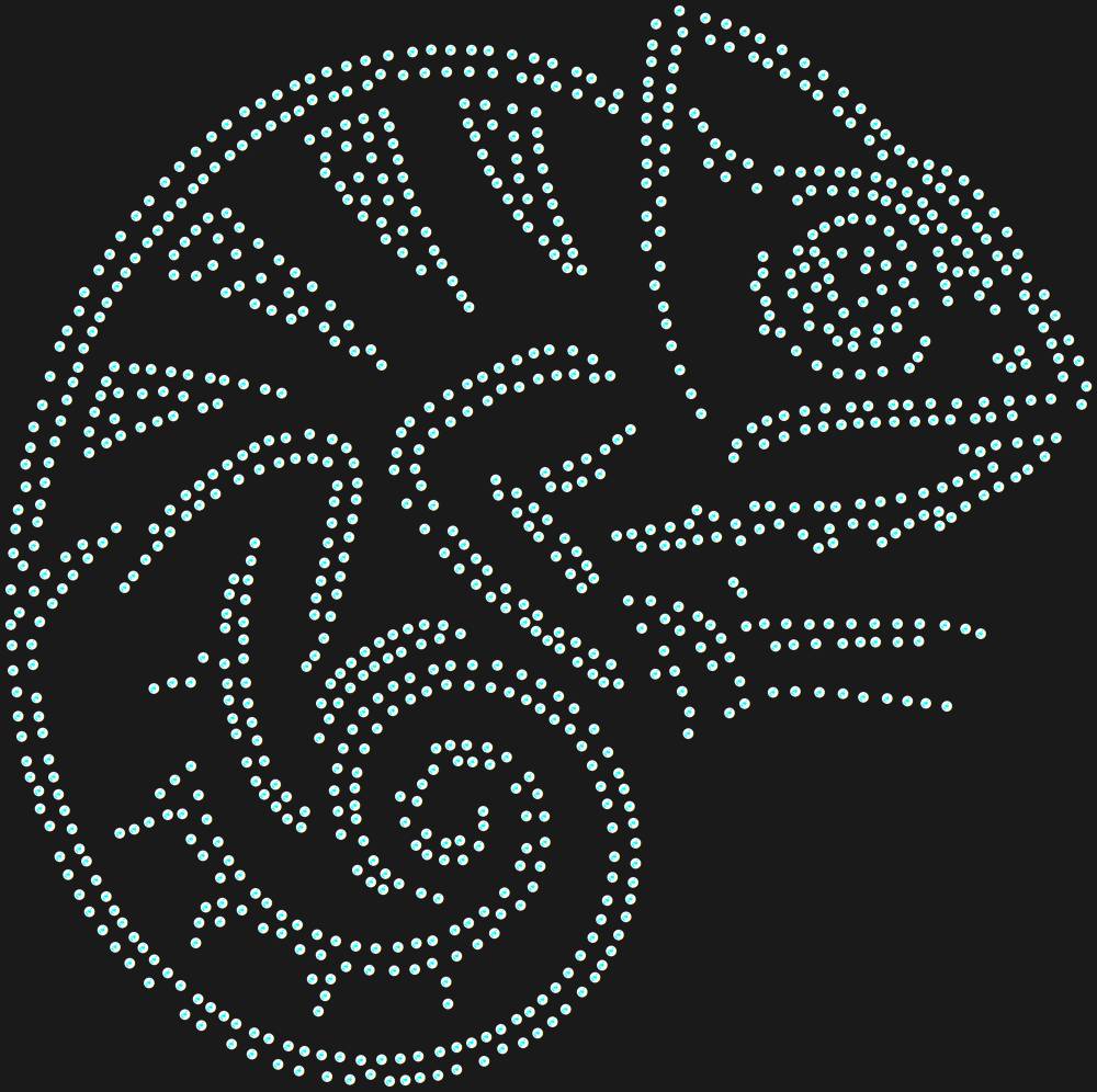 Трафарет Chameleon — RHT_CHAMELEON1_SS10_CRYSTAL_AB_DMC