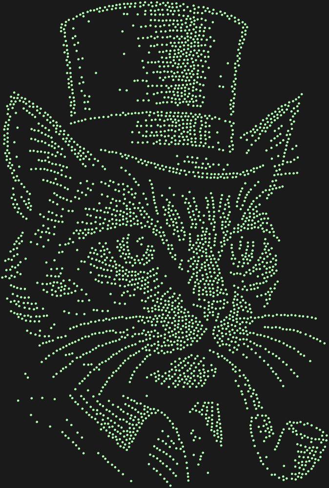 Трафарет Кот в шляпе — RHT_CAT2_SS10_LT_PERIDOT