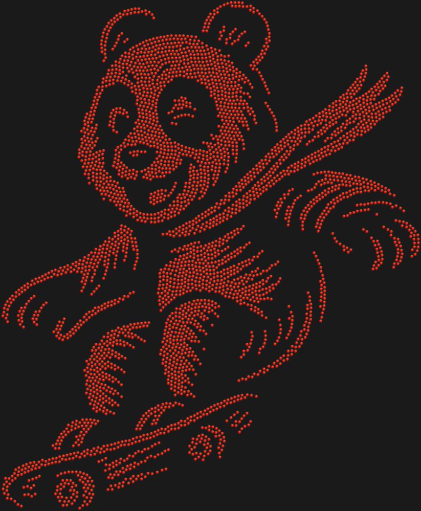 Трафарет Панда на скейтборде — RHT_PANDASKATE1_SS10_LT_SIAM
