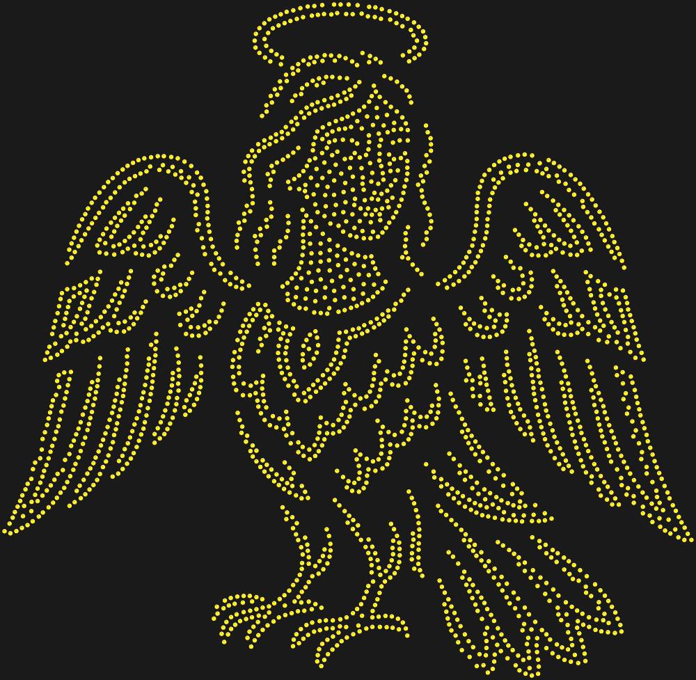 Трафарет Sirin (bird) — RHT_SIRIN1_SS10_TOPAZ
