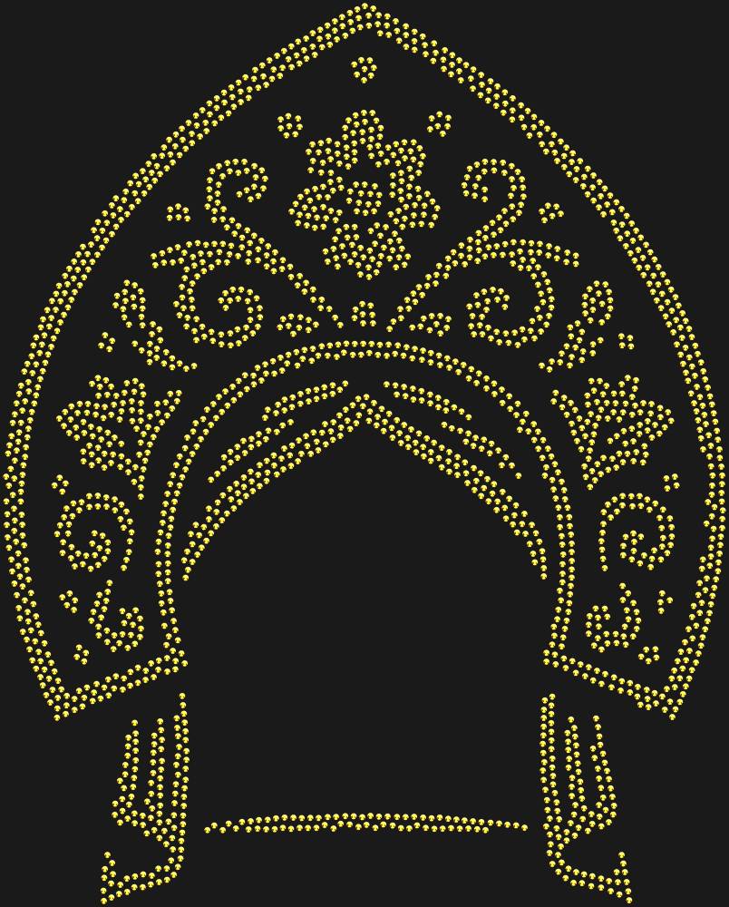 Трафарет Kokoshnik — RHT_KOKOSHNIK1_SS16_GOLD