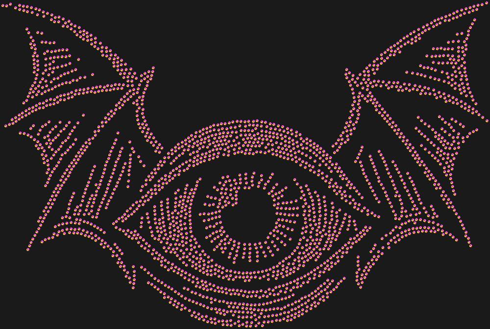 Трафарет Летучий глаз — RHT_FLIGHTEYE1_SS10_RAINBOW