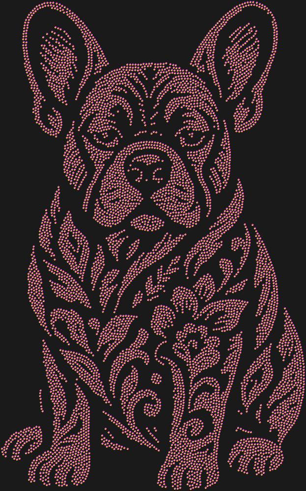 Трафарет Французский бульдог — RHT_FRENCHBULLDOG1_SS10_RAINBOW