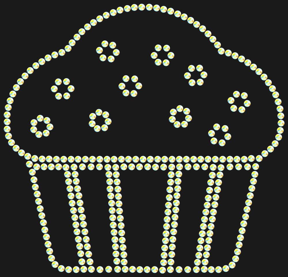 Трафарет Muffin — RHT_CAKE1_SS6_CRYSTAL_AB