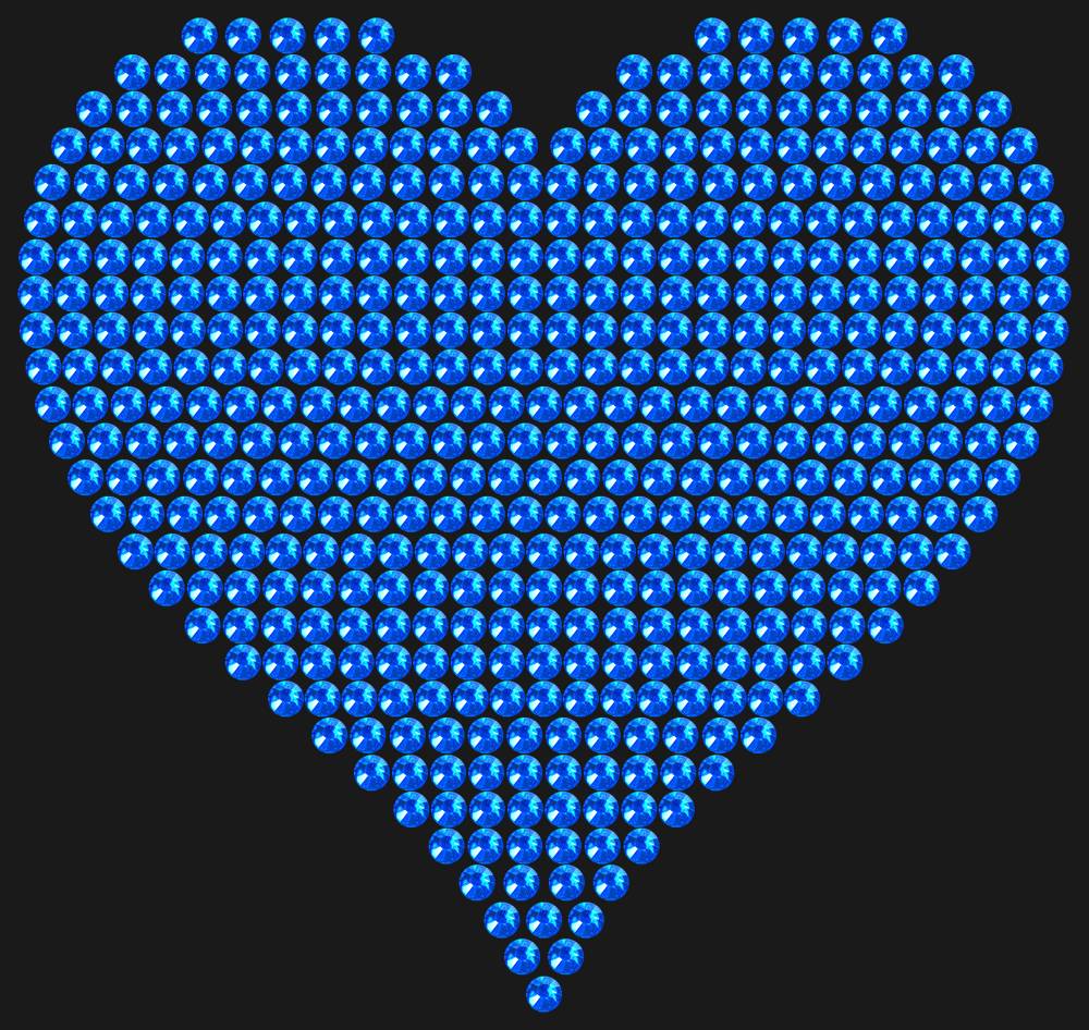 Трафарет A big heart — RHT_HEART4_SS16_SAPPHIRE