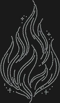 Пламя, рожденное из 980 сияющих страз, зажжет искру творчества, превращая обычное в пылающий шедевр.