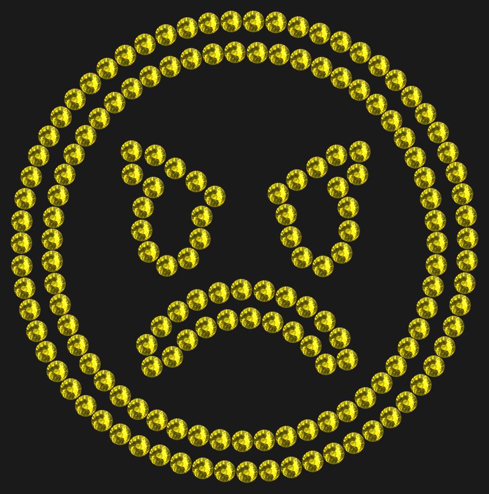 Трафарет Angry emoji — RHT_SMILE5_SS16_OLIVE