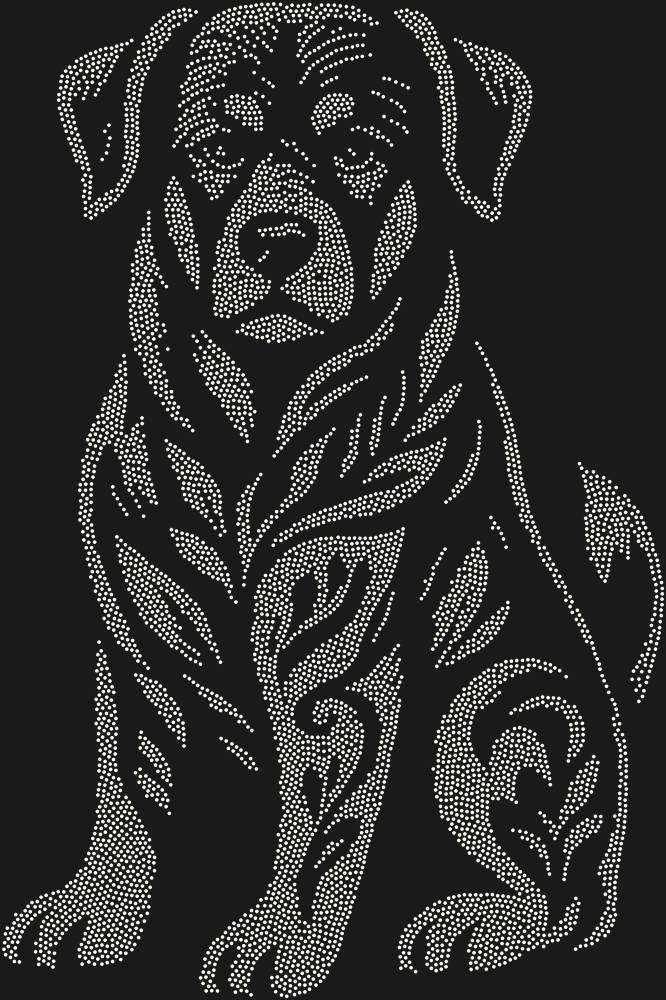 Трафарет Ротвейлер — RHT_ROTTWEILER1_SS3_CRYSTAL_AB