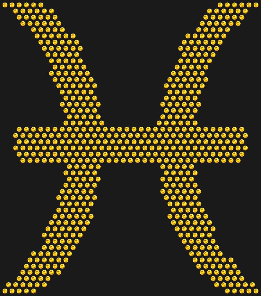 Трафарет Pisces zodiac sign — RHT_ZODIACPISCES1_SS10_TOPAZ