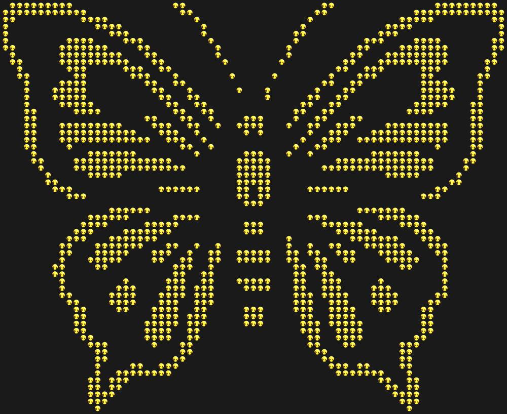 Трафарет Butterfly — RHT_BUTTERFLY2_SS16_GOLD
