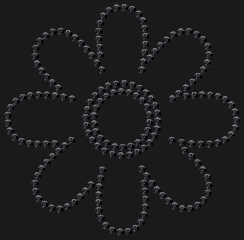 Трафарет Chamomile — RHT_FLOWER2_SS16_JET_BLACK