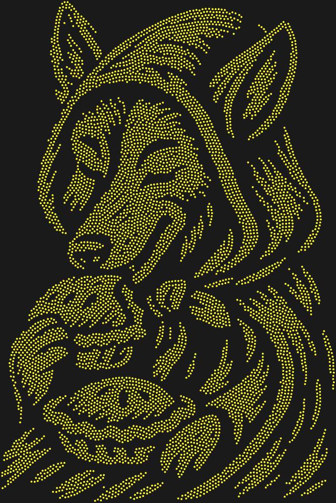 Трафарет Волк в красной шапочке — RHT_WOLFWITHPIE1_SS3_OLIVE