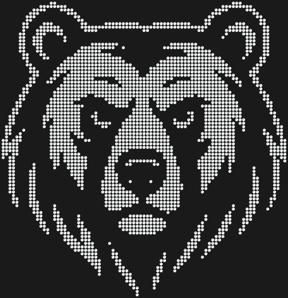 Трафарет Bear — RHT_BEAR1_SS6_CRYSTAL_CLEAR