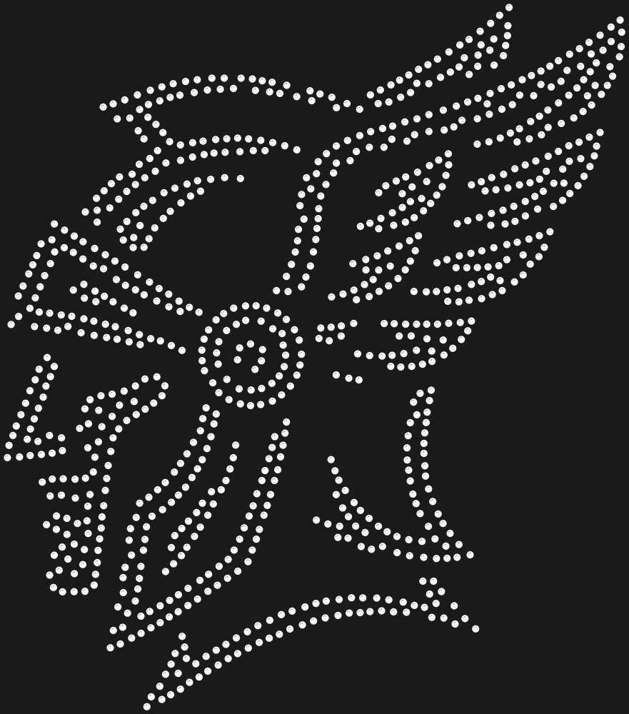 Трафарет Warrior in a winged helmet — RHT_HELMET1_SS20_CRYSTAL_CLEAR
