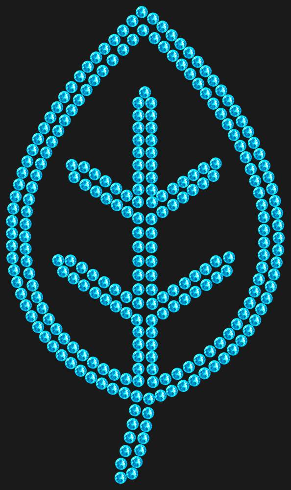 Трафарет Leaflet — RHT_LEAF1_SS16_AQUAMARINE