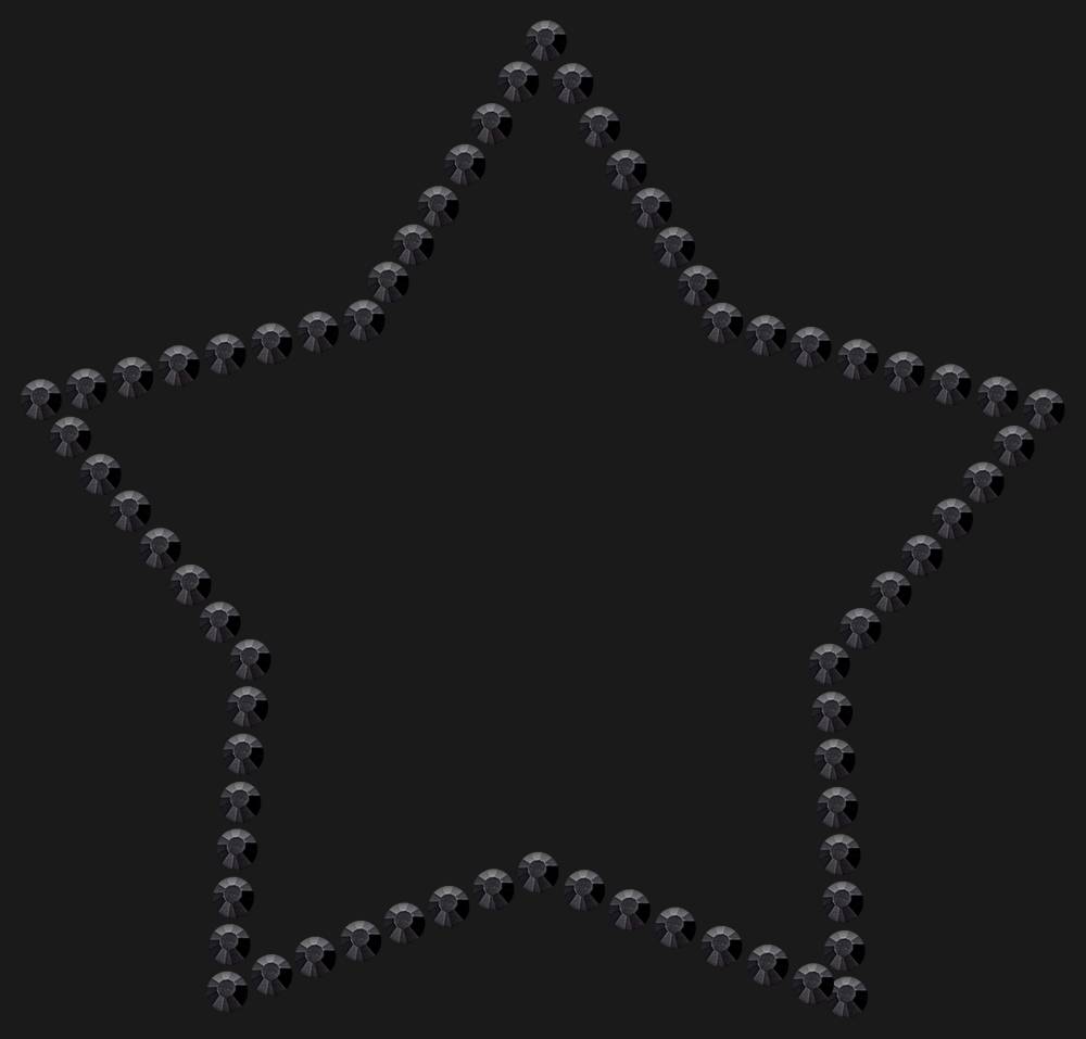 Трафарет Star contour — RHT_STAR1_SS16_JET_BLACK