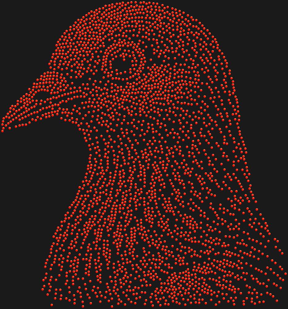 Трафарет Голубь — RHT_PIGEON1_SS16_LT_SIAM