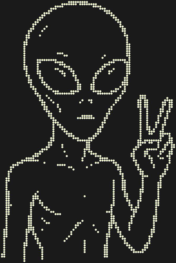 Трафарет Alien — RHT_UFO4_SS10_CRYSTAL_AB