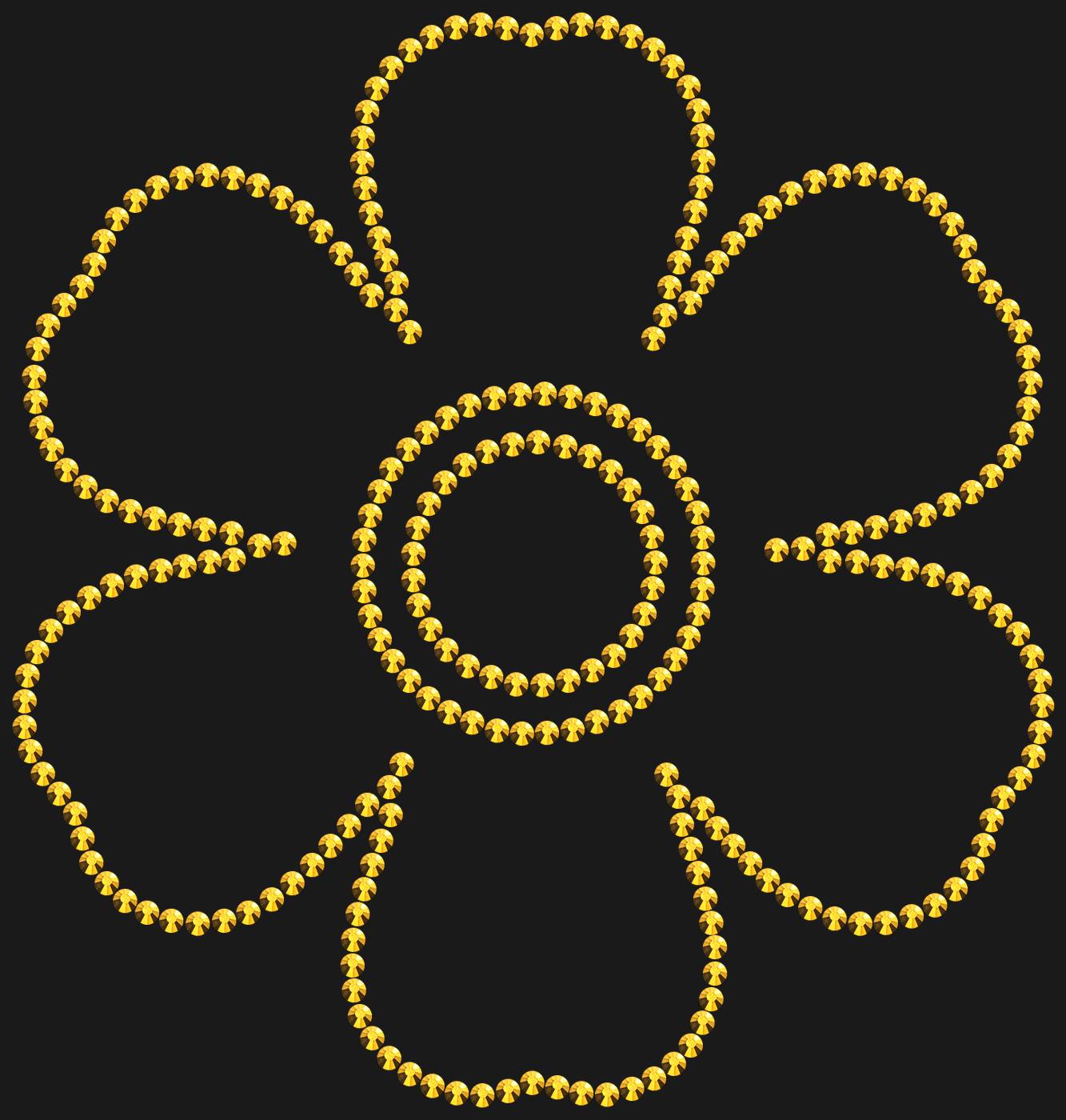 Трафарет Незабудка — FLOWER3