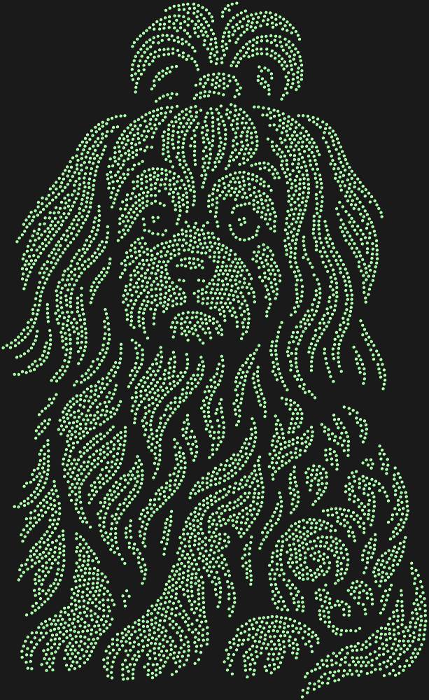 Трафарет Shih Tzu — RHT_SHIHTZU1_SS8_LT_PERIDOT