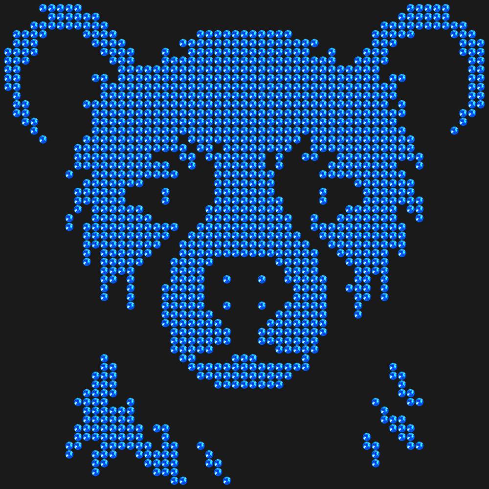 Трафарет Stern bear cub — RHT_LITTLEBEAR1_SS16_SAPPHIRE