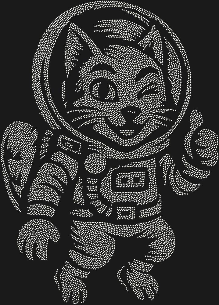 Трафарет A cat in space — RHT_CATSPACE1_SS5_CRYSTAL_AB