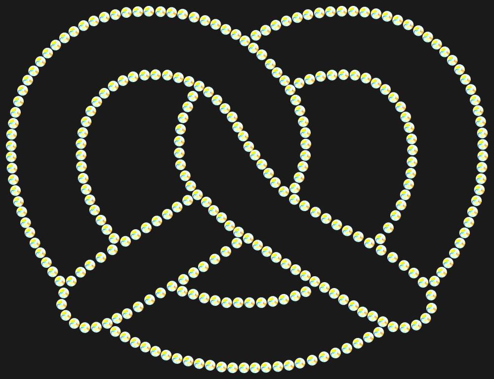 Трафарет Pretzel — RHT_PRETZEL1_SS6_CRYSTAL_AB