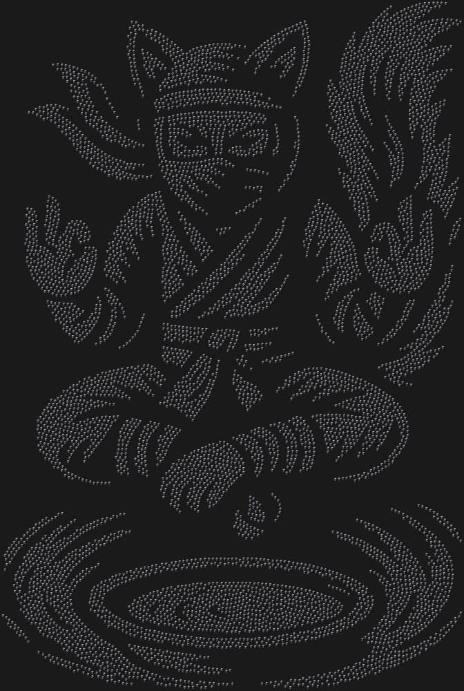 Трафарет Кот-ниндзя — RHT_CATNINJA1_SS8_JET_BLACK