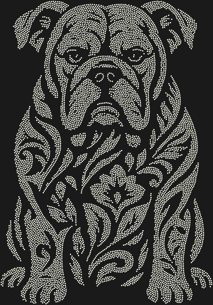 Трафарет Бульдог — RHT_BULLDOG1_SS12_CRYSTAL_AB