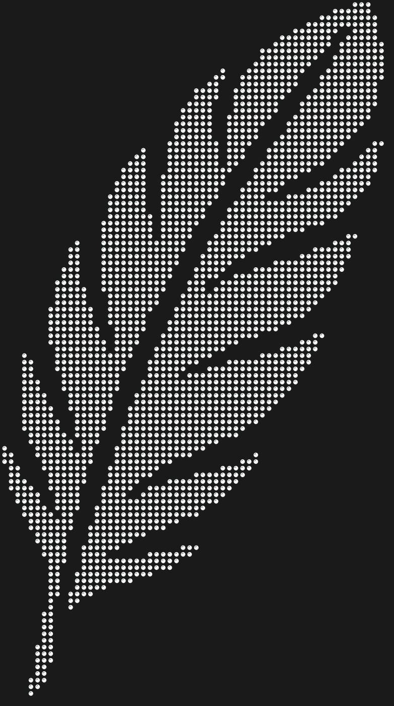 Трафарет Перо — FEATHER2