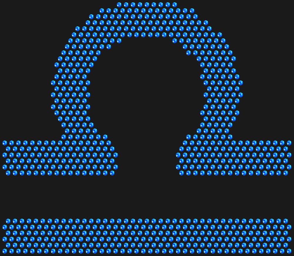 Трафарет Libra zodiac sign — RHT_ZODIACLIBRA1_SS16_SAPPHIRE