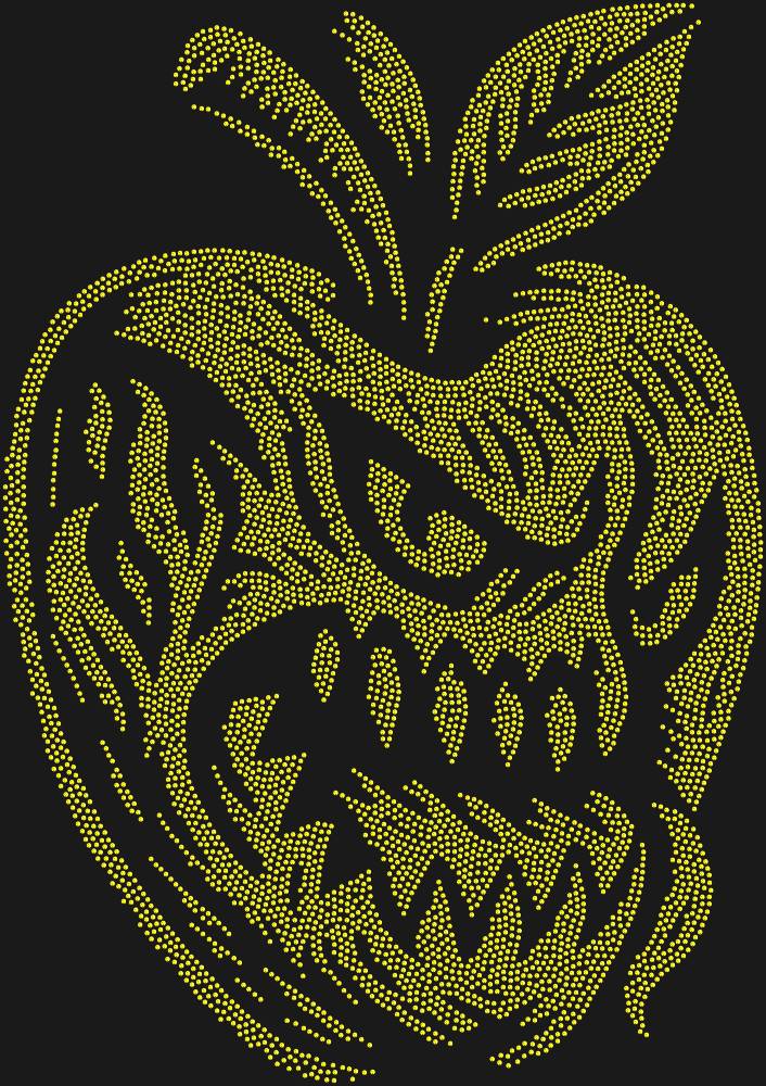 Трафарет Apple monster — RHT_APPLEMONSTER1_SS3_OLIVE