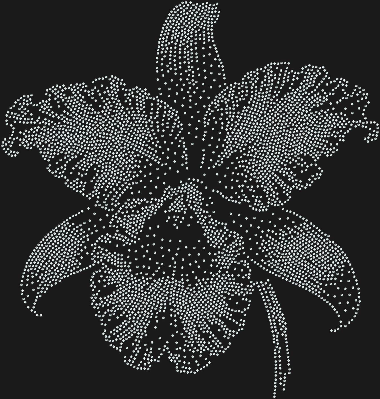 Трафарет Цветок орхидеи — ORCHID2