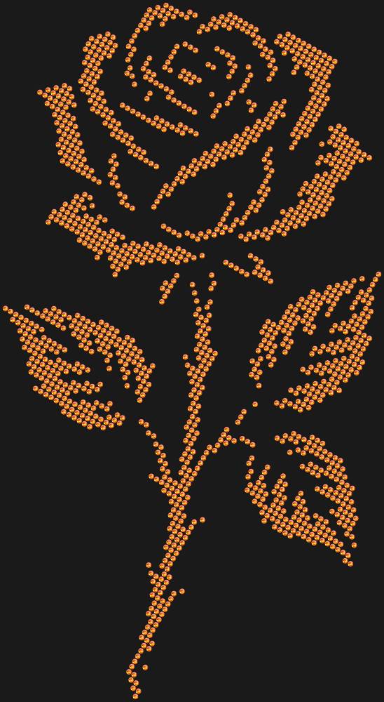 Трафарет Gothic Rose — RHT_ROSE2_SS10_RED_VOLCANO