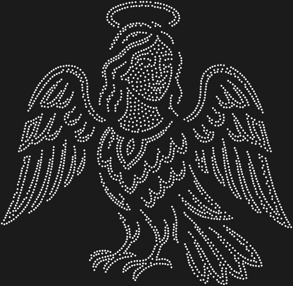 Трафарет Sirin (bird) — RHT_SIRIN1_SS12_CRYSTAL_CLEAR